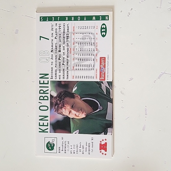 1992 NFL Gameday Aaron Cox , Lemuel Stinson, Ken O'Brien Vintage Cards Rare Set - Picture 4 of 6